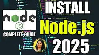 How to install Node.js in Windows 10/11 [2025 Update] | Download & Run Node.js in Easy Steps 🚀