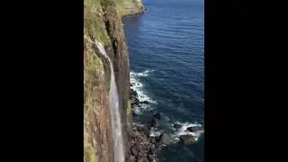 Kilt Rock - Cliffs and Waterfall near Staffin, Skye