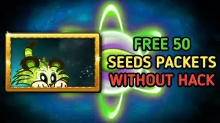 PvZ 2 FREE 50 SEEDS PACKETS TIGER GRASS WITHOUT HACK | PLANTS vs ZOMBIES 2 PREMIUM PLANT TIGER GRASS