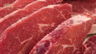 냉동 소고기 부채살 가공 | Cattle House Top Blade Manufacturing #Shorts