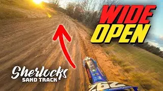 WIDE OPEN In The Sand At Sherlocks Sand Track