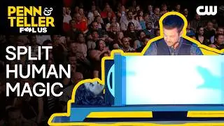 Magician Performs Body Split Magic Trick | Penn & Teller: Fool Us | The CW