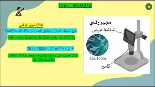الخلايا والفحص المجهرى أنواع المجاهر الضوئية