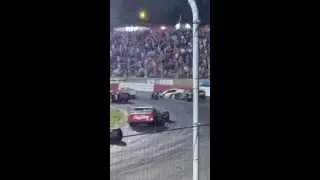WATCH NOW: Brandon Ward and Burt Myers went at it during a caution flag