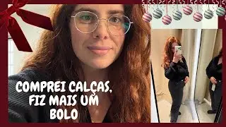 VLOGMAS 10- Compras Supermercado,  Comprei Calças para Mim, Fiz Um Bolo de Cenoura
