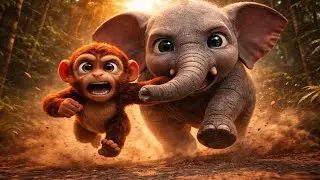 Dekho is monkey ke sath kya hua 😢💔