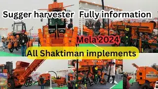 SHAKTIMAN All implements #Suggerharvester#spraybomer #cornseeder #manjotfarm #trending video