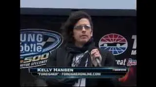 Kelly Hansen Singing National Anthem in Texas