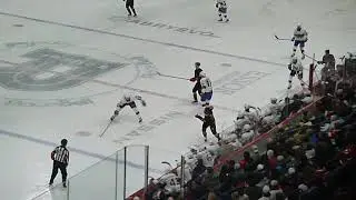 Angus Crookshank of the Utica Comets scores vs. the Laval Rocket 2/4/26
