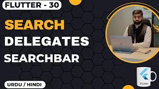 Search delegate/Bar  Customization Examples Urdu/Hindi Flutter || Jawad Aslam
