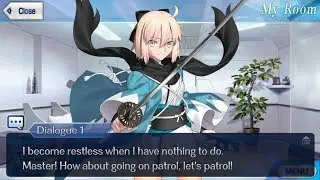 【FGO】Okita Souji (Saber) Dialogue Lines (My Room) Translation「/English Sub」【Fate/Grand Order】