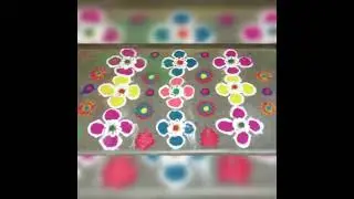 Tamil Colours # morning rangoli #easyrangoli #lotus #rangoli designs #kolam #muggulu #viral #shorts