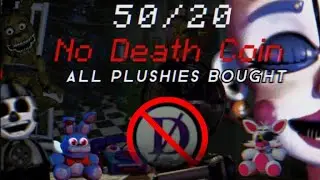 UCN | 50/20 No Death Coin w/ All Plushies Bought | No Power-Ups