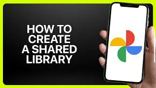 How To Create a Shared Library in Google Photos 2025! Tutorial