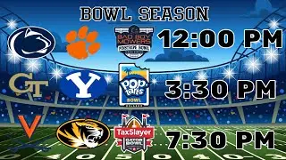 GATOR BOWL VIRGINIA VS MISSOURI LIVE *SCOREBOARD*
