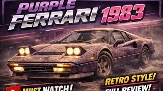 “This Purple Ferrari Was Found in Trash 😱 | 1983 Full Restoration”