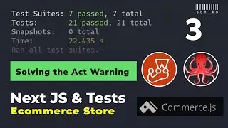 NextJS & Tests : solving act warning with react testing library (3/6)