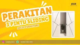 Assembling a 3-door sliding wardrobe