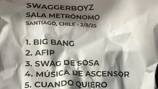 Swaggerboyz (AgusFortnite2008 & Stiffy) en vivo en Santiago (02/08/2025) (concierto completo)