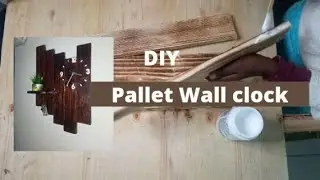 DIY Wood Pallet Clock idea | Wood pallet Project