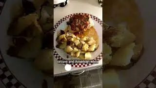 Rolled stuffed pork with roasted potatoes #cooking