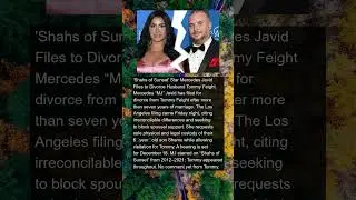 Shahs of Sunset Mercedes Javid Files For Divorce After 7 Years. Custody of 6-Year-Old|#news #shorts