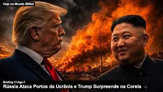 Rússia Ataca Portos da Ucrânia e Trump Surpreende na Coreia: Briefing 17-Ago