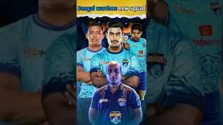Bengal warriors new squad ⚡|#shorts #pkl #trending #bengalwarriors