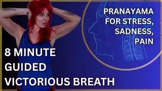 8 Min Stress Reducing Breathwork | Anxiety, sadness, & pain management | Calming Mental Health Reset