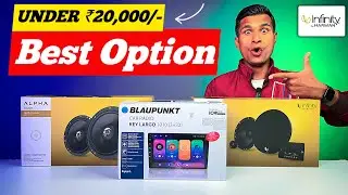Under ₹20K Best Music System For Car | Blaupunkt & Infinity Harman Android Stereo &  Speaker Combo
