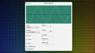 Demo of JavaFX monitor component.