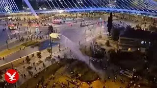 Water cannons fired as ultra Orthodox Jews protest Israel military draft