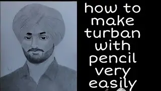 #pencilart #artist  HOW TO MAKE TURBAN WITH PENCIL ✍👳&zwj;♂️
