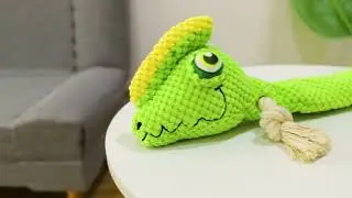 Ultimate Custom Plush Dog Toy: The Multi-Purpose Lizard Plush for Playtime Fun!