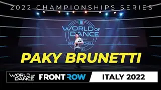 Paky Brunetti | FrontRow | World of Dance Rome 2022 | #WODRM22