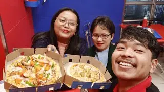 Eating 5 Chicken Feast Pizza🍕 || Pizza Mania chicken sausage😋 || Domino's Pizza🍕 || Salgin Vlogs😎