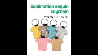 Sublimation PU Leather Keyring