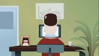 Happy Typing (short 16s.) animation