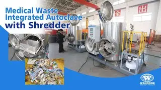MCDS-B Autoclave Medical Waste Treatment Medical Waste Shredding Sterilization Integrated Machine