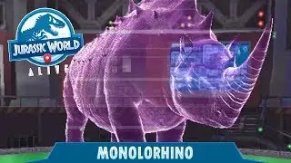 NEW MONOLORHINO UNIQUE HYBRID (JURASSIC WORLD ALIVE)