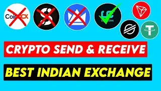 Crypto send & receive best Indian exchange | top Indian exchange crypto receive & send