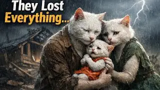 “The Journey of Hope | A White Cat Family’s Heartbreaking Story (From Tragedy to New Life)”