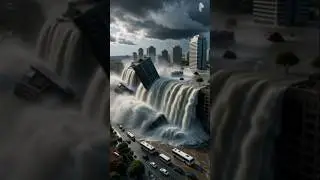 Ai video cllip of massive flood, flood update #floodupdate2025 #nature #alert #disaster