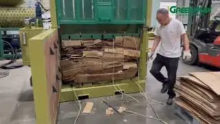 GREENMAX Baler GMVB-60 helps the medical industry in Vietnam recycle cardboard waste