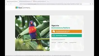 How to login to EcoCommons