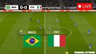 🔴LIVE:  Brazil vs Italy | FIFA U-17 World Cup 2025 | PES 21 Live Simulation gameplay