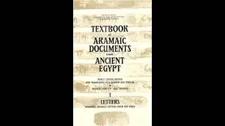 #Textbook  of #Aramaic Documents from Ancient #Egypt