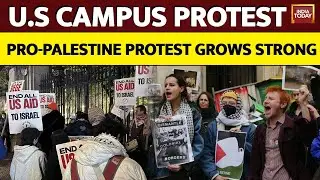 India Today LIVE : Columbia University Protest News | Pro Palestine Protest At University