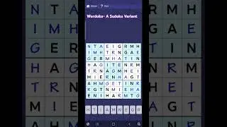 Wordoku: A Sudoku Variant You'll definitely enjoy #puzzle #games #words #sudoku