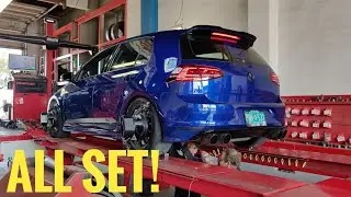 Двойной уикенд автокросса &mdash; подготовка! Развал-схождение и новые детали! | MK7 Golf R